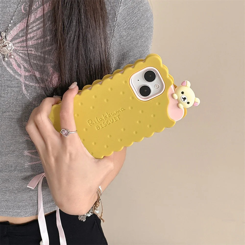 Biscuit Bear Rilakkuma iPhone Case