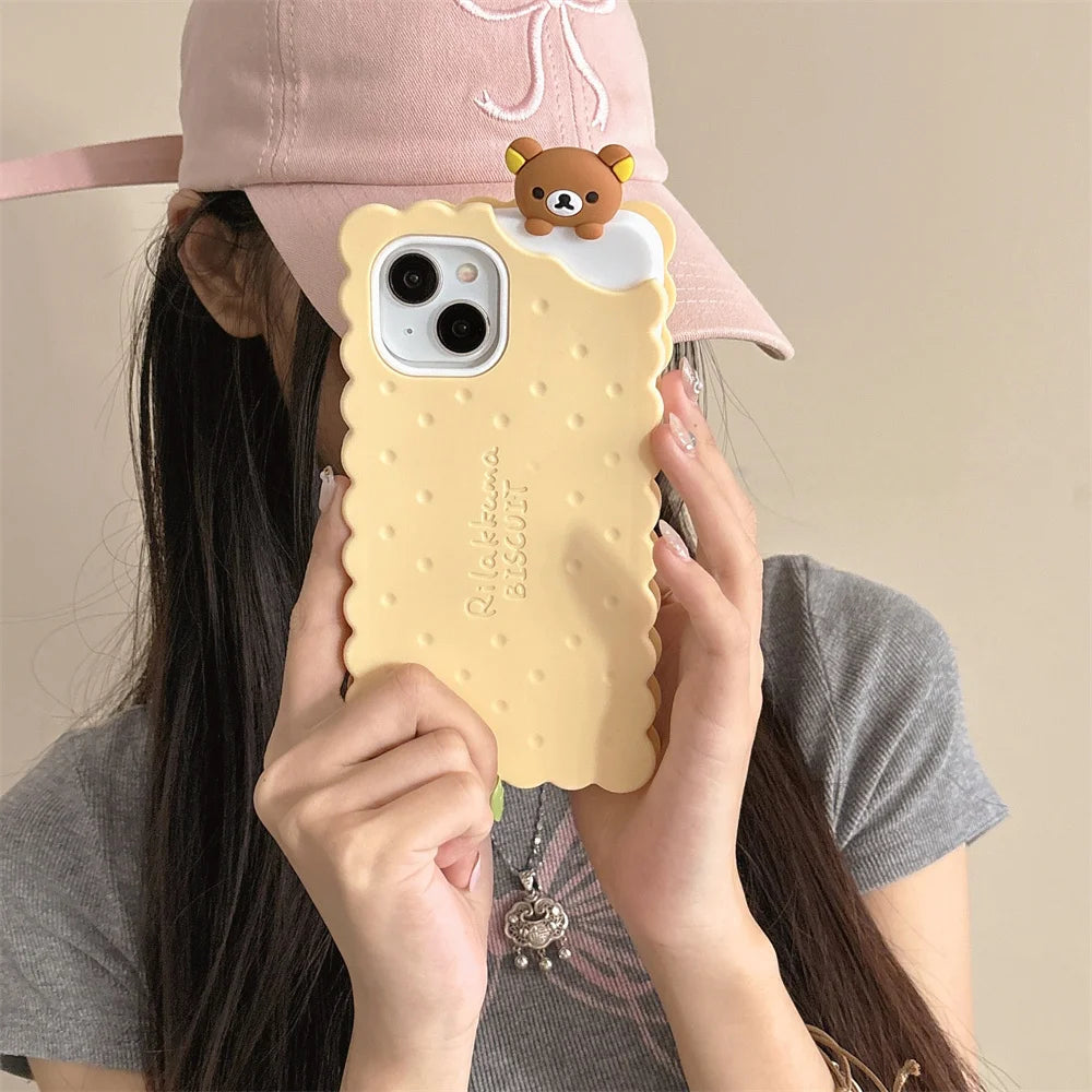 Biscuit Bear Rilakkuma iPhone Case