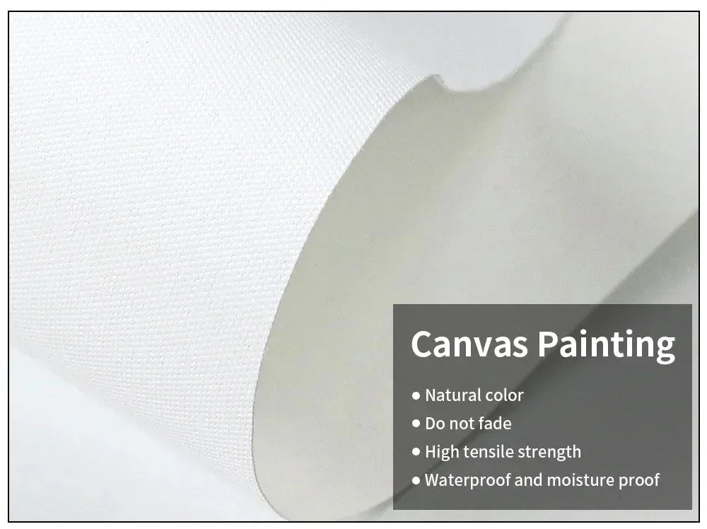 Abstract Orange Bauhaus Style Canvas Posters